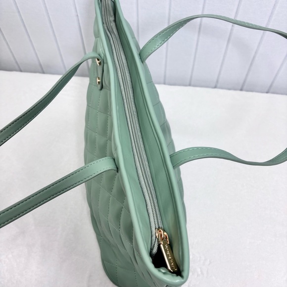 Montana West Quilted Handbag‎ Leather Tote Purse Shoulder Bag Large Satchel Hobo - Picture 4 of 13